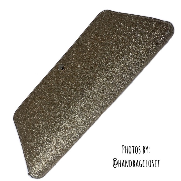 Kate Spade Burgess Court Glitter Gold Wallet - Picture 2 of 12